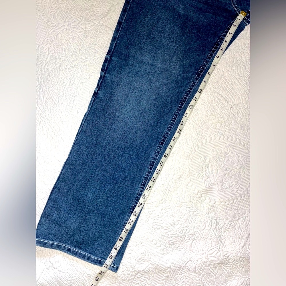 NWOT Men's TK Axel Nantckt Slim Bootcut Denim Jeans Size 36x32 - Picture 11 of 16